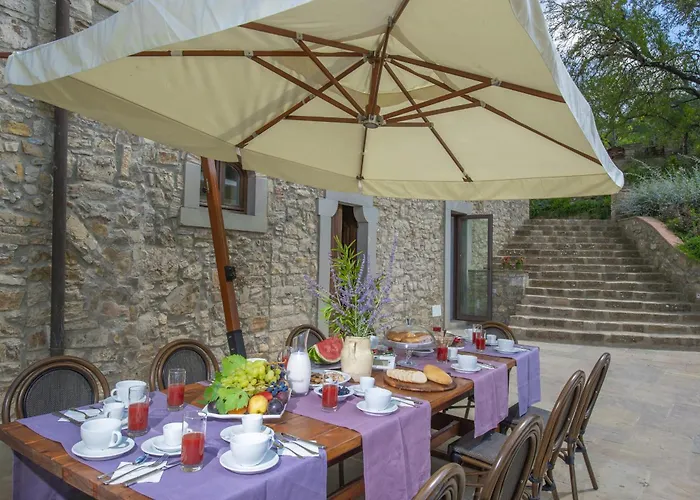 My Exclusive Italy - Chianti With Panoramic Pool On The Vineyard Greve in Chianti